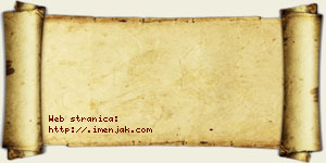 Jasna Georgijev vizit kartica